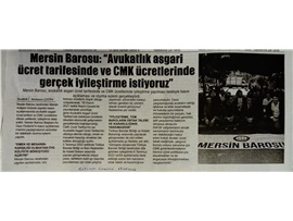 CMK VE AAÜT ÜCRETLERİ İYİLEŞTİRİLMELİ- BASIN AÇIKLAMASI
