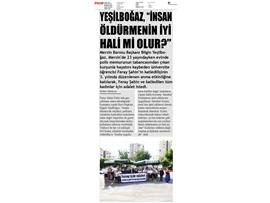 BASINDA BAROMUZ (Başkanımız Yeşilboğaz, Feray Şahin anma etkinliğine katıldı)