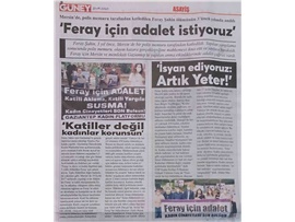 BASINDA BAROMUZ (Başkanımız Yeşilboğaz, Feray Şahin anma etkinliğine katıldı)
