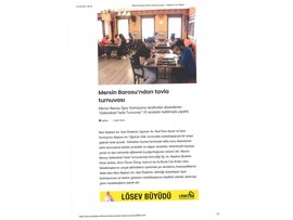 Mersin Barosu geleneksel tavla turnuvası düzenledi