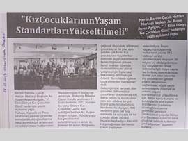 BASINDA BAROMUZ (Mersin Barosu'ndan Lise Öğrencilerine 'Suç Sayılan Davranışlar' Eğitimi) 21.10.2017