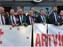 BARO BAŞKANIMIZ AV. BİLGİN YEŞİLBOĞAZ, ARTVİN’DE ADALET NÖBETİNE KATILDI