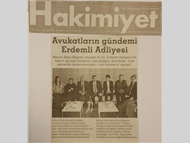 21.11.2016 HAKİMİYET GAZETESİ