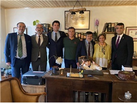 MESLEKTAŞIMIZIN OFİS AÇILIŞINA KATILDIK
