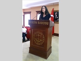 BARO BŞK. YRD. ÖZDEMİR: “AVUKAT ADİL OLMALI”