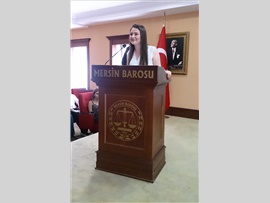 BARO BŞK. YRD. ÖZDEMİR: “AVUKAT ADİL OLMALI”