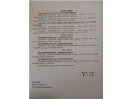 ANAMUR, GÜLNAR, MUT ADLİYELERİNDEKİ NÖBETÇİ MAHKEMELER LİSTESİ