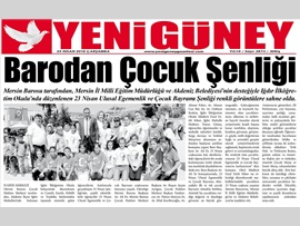 BASINDA BAROMUZ (Mersin Barosu Çocuk Bayramı Şenliği Düzenledi)