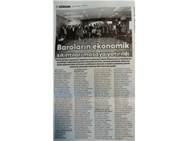 Türkiye Baroları 3. Saymanlar Toplantısı Baromuzun ev sahipliğinde yapıldı