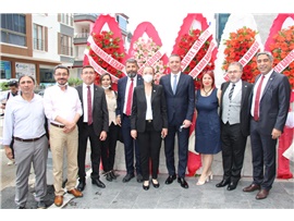 AKSARAY BAROSU’NUN YENİ HİZMET BİNASI ‘NIN ADALETE VESİLE OLMASINI TEMENNİ EDİYORUZ