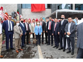 AKSARAY BAROSU’NUN YENİ HİZMET BİNASI ‘NIN ADALETE VESİLE OLMASINI TEMENNİ EDİYORUZ