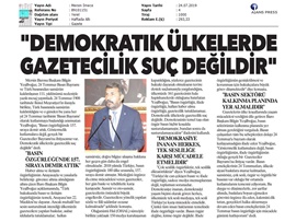 BASINDA BAROMUZ (Baro Başkanımızın Gazeteciler Bayramı Mesajı)