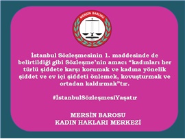 İstanbul Sözleşmesi Yaşatır