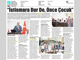 BASINDA BAROMUZ (Yeşilboğaz: "Yılda 8 Bin Çocuk İstismara Uğruyor")