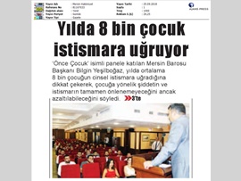 BASINDA BAROMUZ (Stj. Avukatlara Adalet Sisteminde Çocuk Konulu Panel)