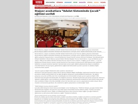 BASINDA BAROMUZ (Stj. Avukatlara Adalet Sisteminde Çocuk Konulu Panel)