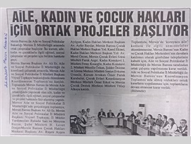 BASINDA BAROMUZ (Mersin Barosu ile Aile ve Sosyal Politikalar Bakanlığı Mersin İl Müdürlüğü Arasında Ortak Çalışmalar Başlıyor.) 26.10.2017