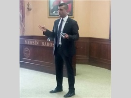 STAJYER AVUKATLARA MESLEK KURALLARI DERSİ VERİLDİ