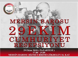 29 EKİM RESEPSİYONU