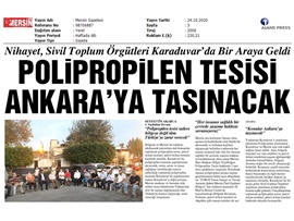 BASINDA BAROMUZ (Polipropilen Tesisi toplantısı yapıldı)