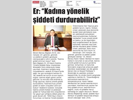 BASINDA BAROMUZ (Başkanımızın '25 Kasım Kadına Yönelik Şiddete Karşı Uluslararası Mücadele Günü’ mesajı)