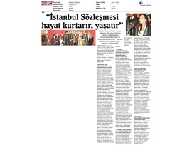 Mersin Barosu Kadın Hakları Merkezi basın açıklaması
