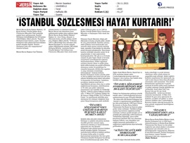 Mersin Barosu Kadın Hakları Merkezi basın açıklaması