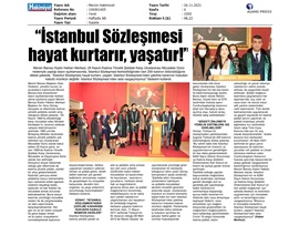 Mersin Barosu Kadın Hakları Merkezi basın açıklaması
