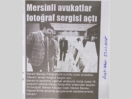 BASINDA BAROMUZ (Baromuzun Fotoğrafçılık Kulübü 'Mersin' Temalı Fotoğraf Sergisi Açtı)