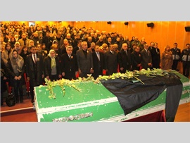 Değerli meslektaşımız Av.Mustafa ERGİN  için Cenaze Töreni Düzenlendi.