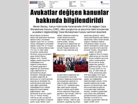 BASINDA BAROMUZ (Ceza Muhakemesi Hukuku Semineri)