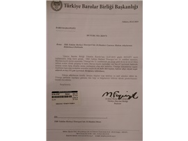 TBB TAHKİM MERKEZİ HAKEM ADAYLARININ BİLDİRİLMESİ