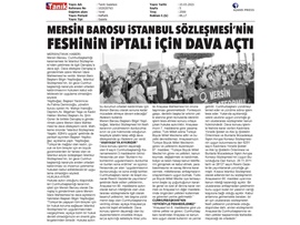İstanbul Sözleşmesi'nin feshinin iptali için dava açıldı