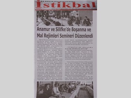 BASINDA BAROMUZ (Boşanma ve Mal Rejimleri Semineri)