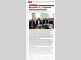 BASINDA BAROMUZ (Mersin Barosu-Çağ Üniversitesi İşbirliği Protokolü İmzaladı)