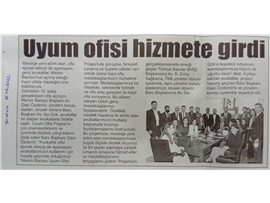 Mersin Barosu Uyum Ofisi hizmete girdi