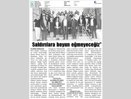 BASINDA BAROMUZ (Av. Muhteşem Tekin Turhan'a Bıçaklı Saldırı Kınama)