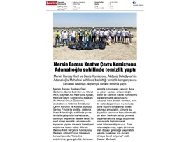 Avukatlar sahili temizledi