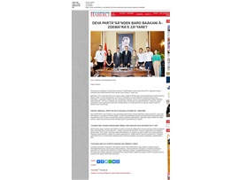DEVA Partisi'nden Başkanımız Özdemir'e ziyaret