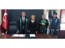 18 STAJYER AVUKATIMIZ CÜBBE GİYDİ