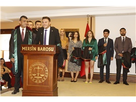 18 STAJYER AVUKATIMIZ CÜBBE GİYDİ