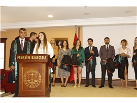 18 STAJYER AVUKATIMIZ CÜBBE GİYDİ