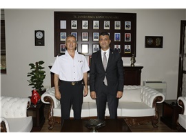 MERSİN İL JANDARMA KOMUTANI ERCAN ATASOY’A ZİYARET