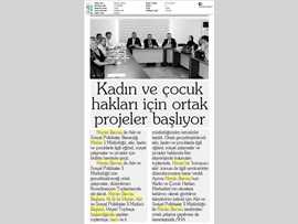 BASINDA BAROMUZ (Mersin Barosu ile Aile ve Sosyal Politikalar Bakanlığı Mersin İl Müdürlüğü Arasında Ortak Çalışmalar Başlıyor.) 26.10.2017
