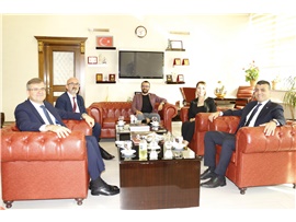 MERSİN ADALET KOMİSYONU BAŞKANI MUSTAFA KAHVECİ’YE ZİYARET