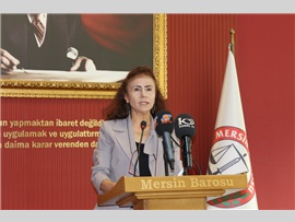 AV. FATMA DEMİRCİOĞLU: “KADINA ŞİDDETLE MÜCADELE SİYASET ÜSTÜ YÜRÜTÜLMELİ