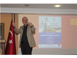 “KAMULAŞTIRMA HUKUKU” KONULU  EĞİTİM SEMİNERİ DÜZENLENDİ