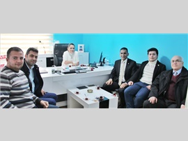 ZİYARET - Başkanımız, Silifke'de ofis açan sayın Av.İrem DİŞBUDAK 'ı ofisinde ziyaret etti.