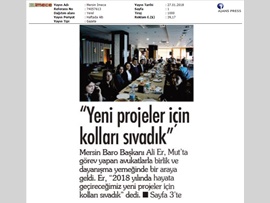 BASINDA BAROMUZ (Baro Bşk. Er: "Yeni Projeler İçin Kolları Sıvadık)