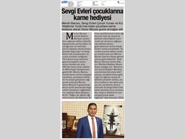 BASINDA BAROMUZ (Baromuzdan Sevgi Evleri Çocuklarına Karne Hediyesi)